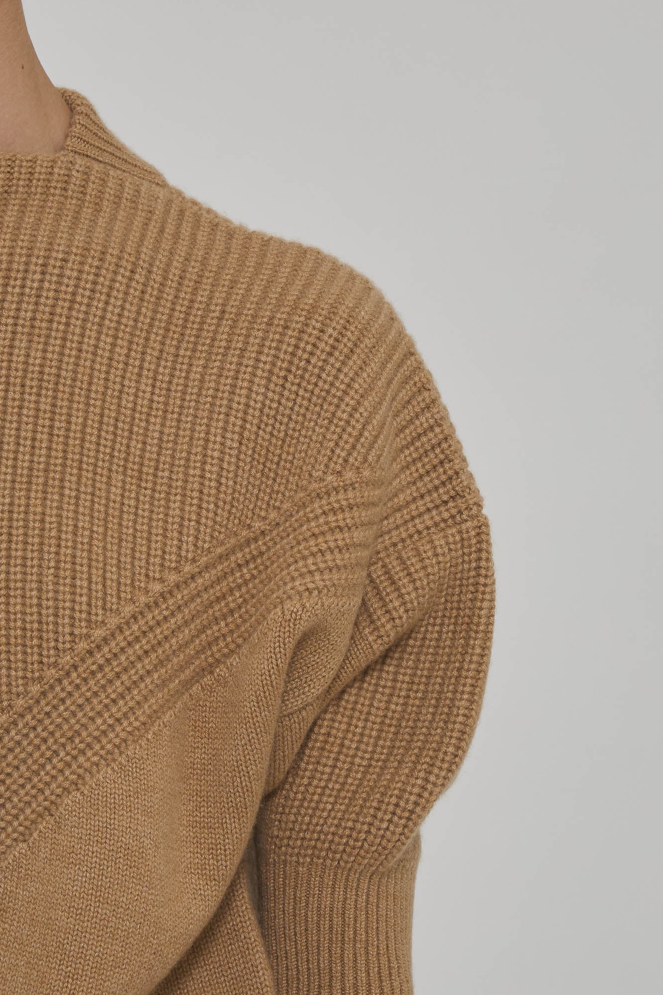 Armor cashmere boat neck sweater