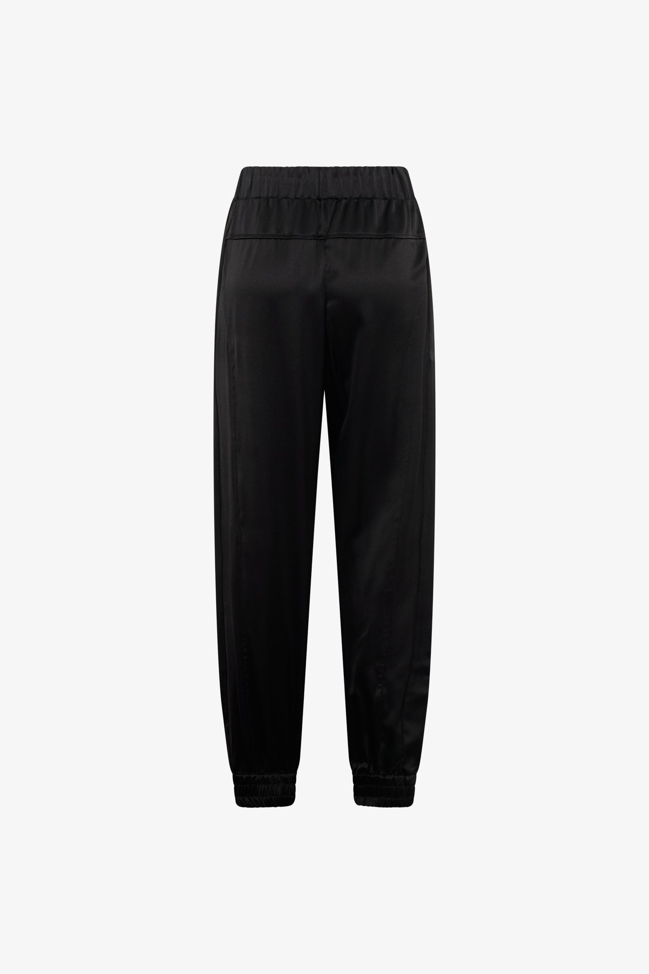 Pantaloni jogger in raso doppio Valentina