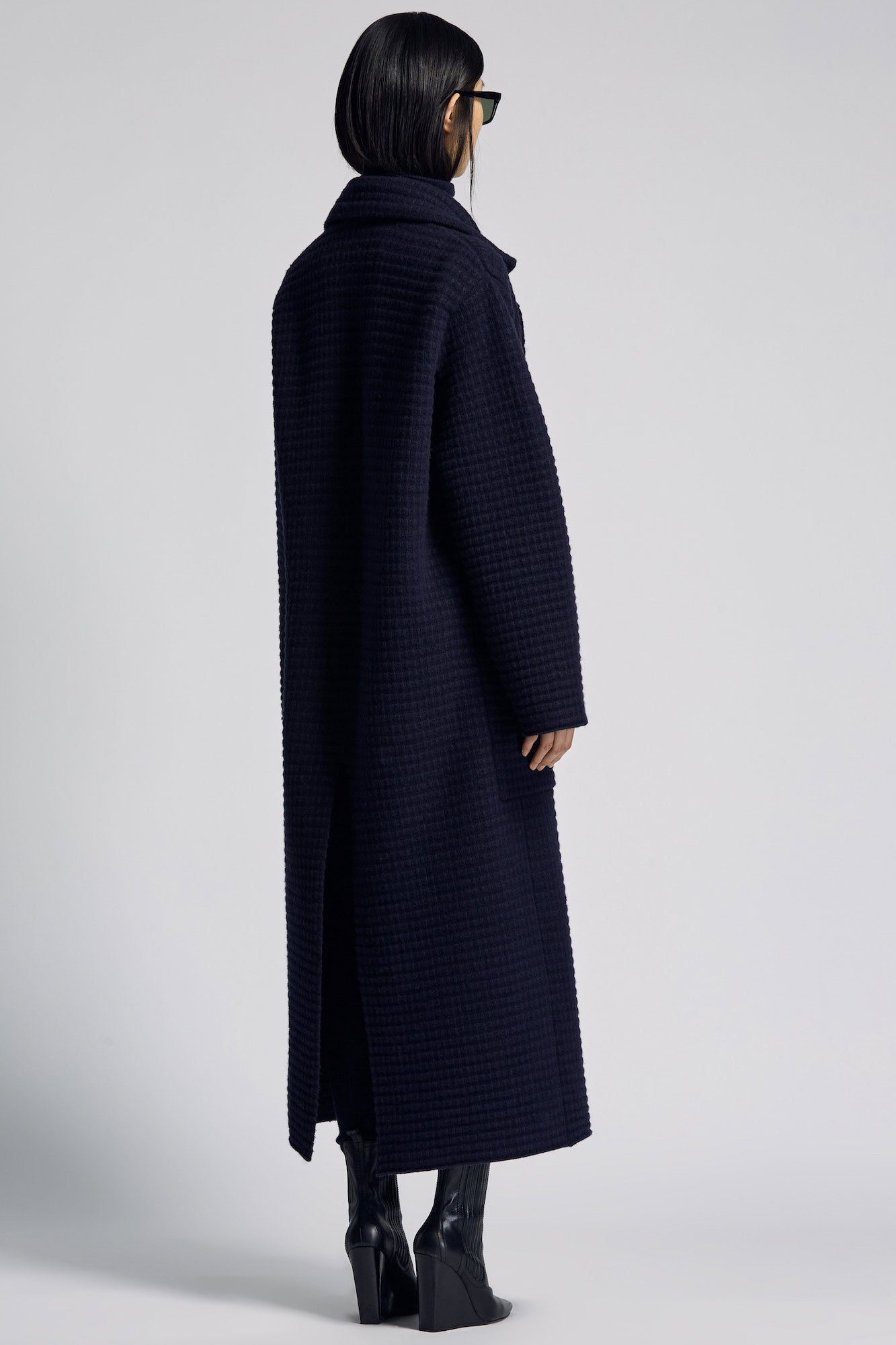 CAROLINE cashmere blend long coat